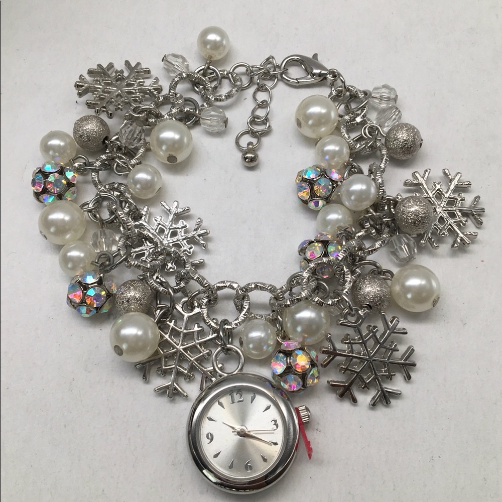 Snowflakes Charms Watch Bracelet - image 1